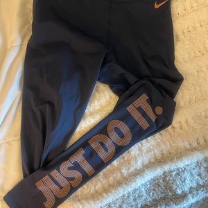 Nike dri fit fleece lined leggings